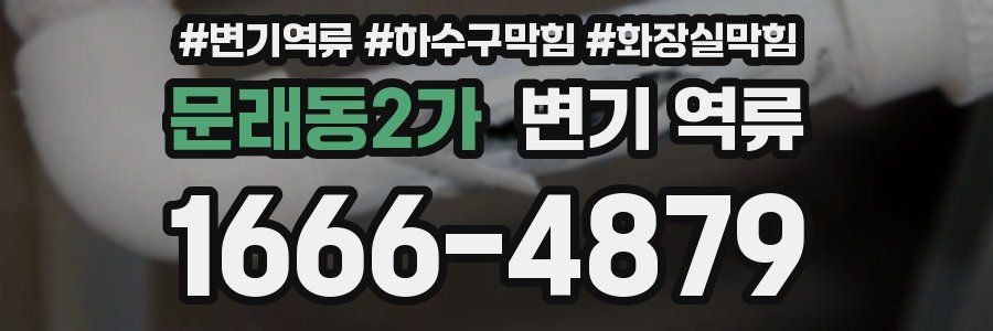 문래동2가 변기 역류