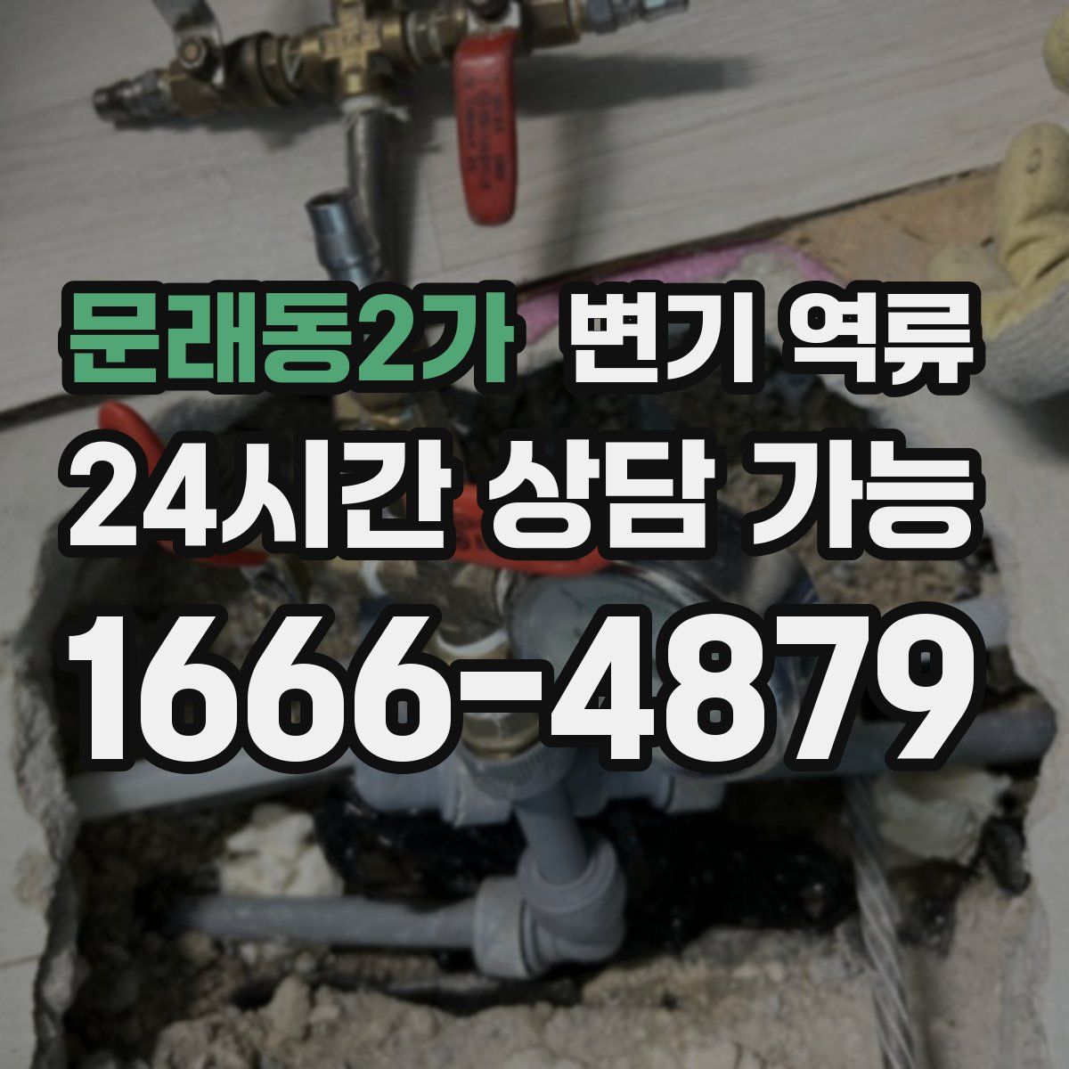 문래동2가 변기 역류