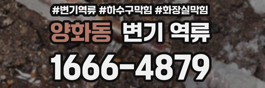 양화동 변기 역류