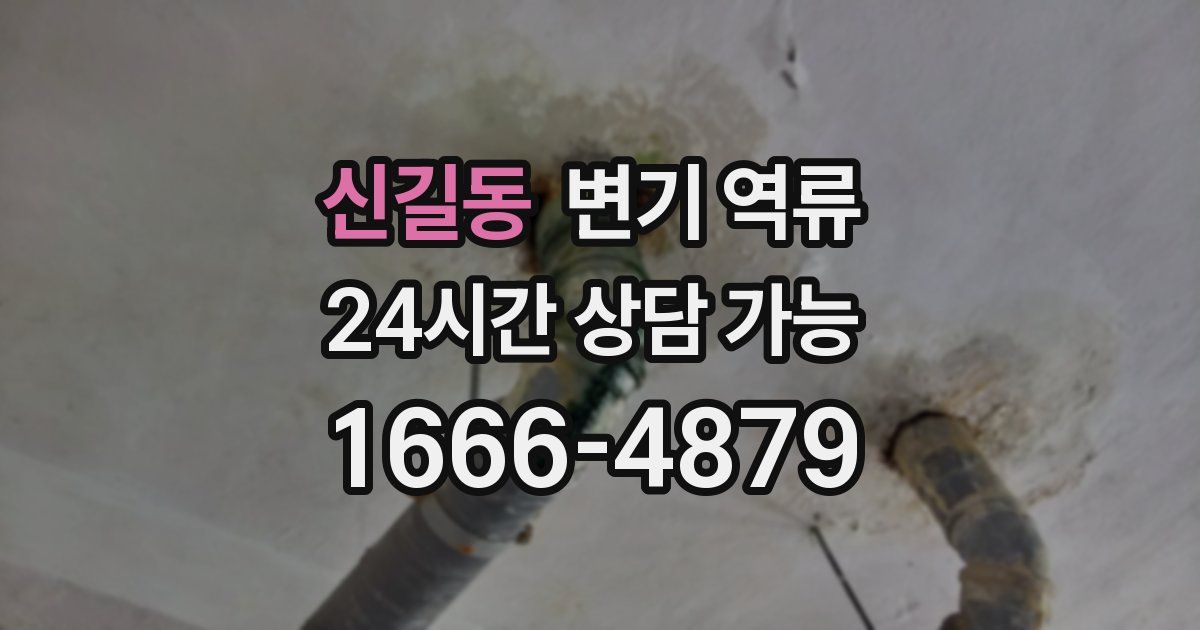 신길동 변기 역류