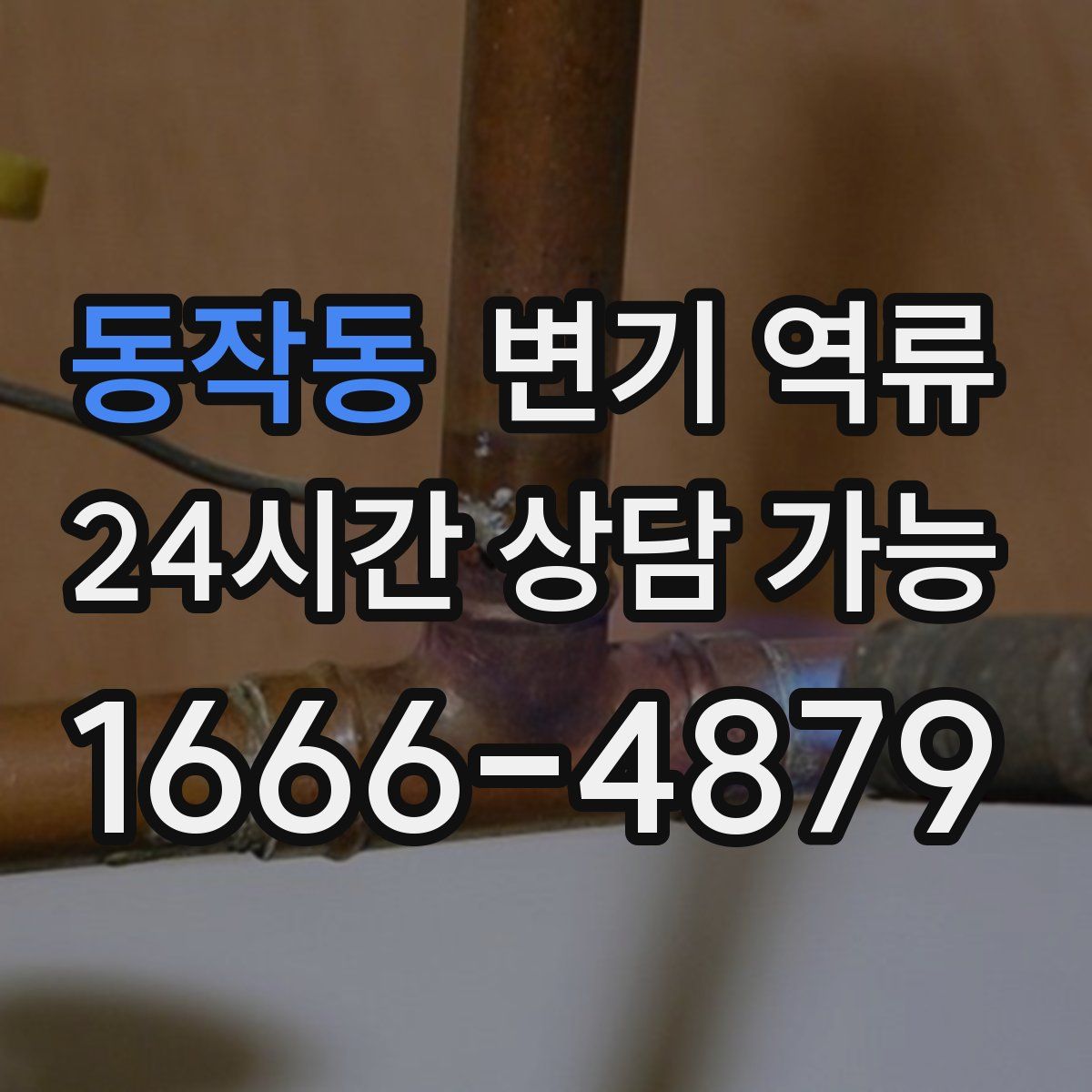 동작동 변기 역류