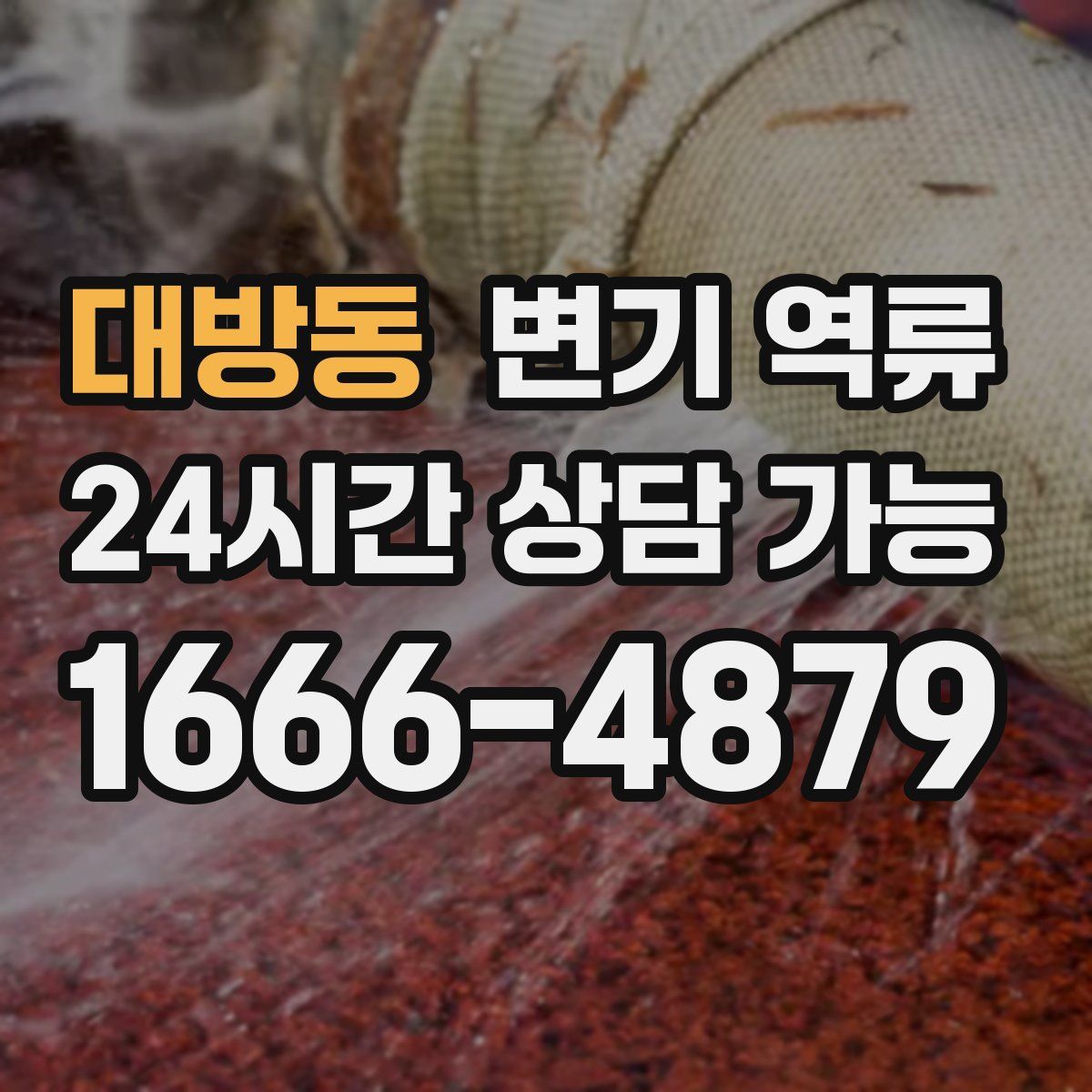 대방동 변기 역류