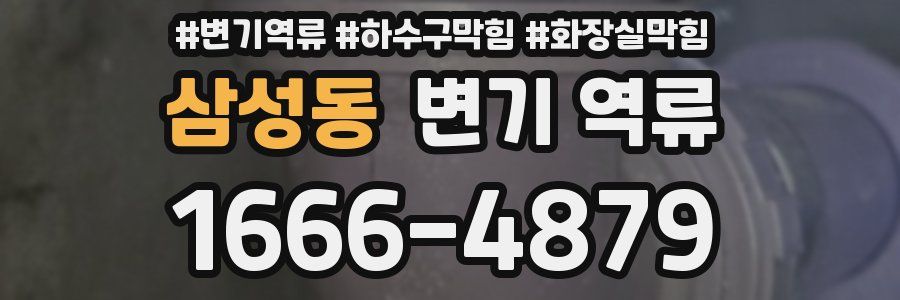 삼성동 변기 역류