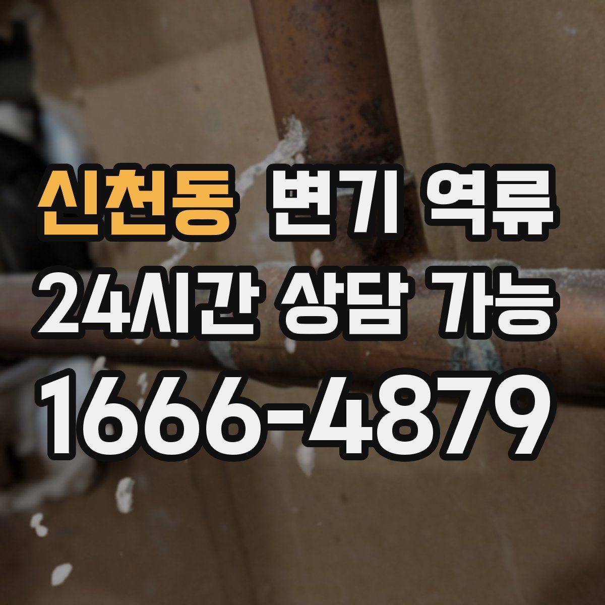 신천동 변기 역류