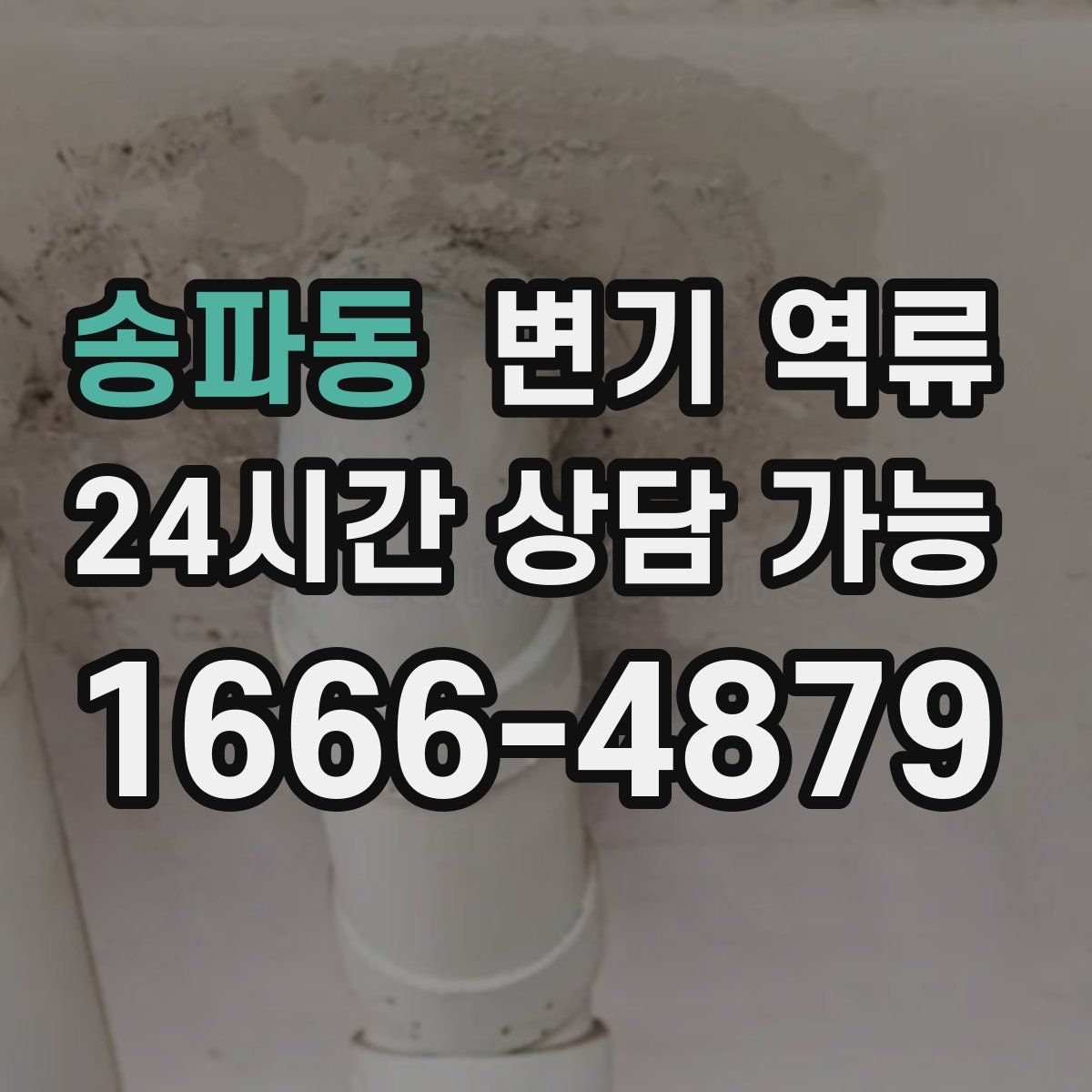 송파동 변기 역류