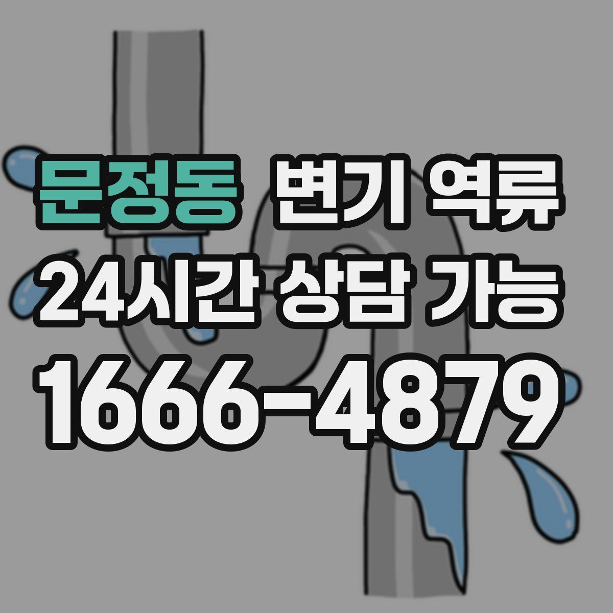 문정동 변기 역류