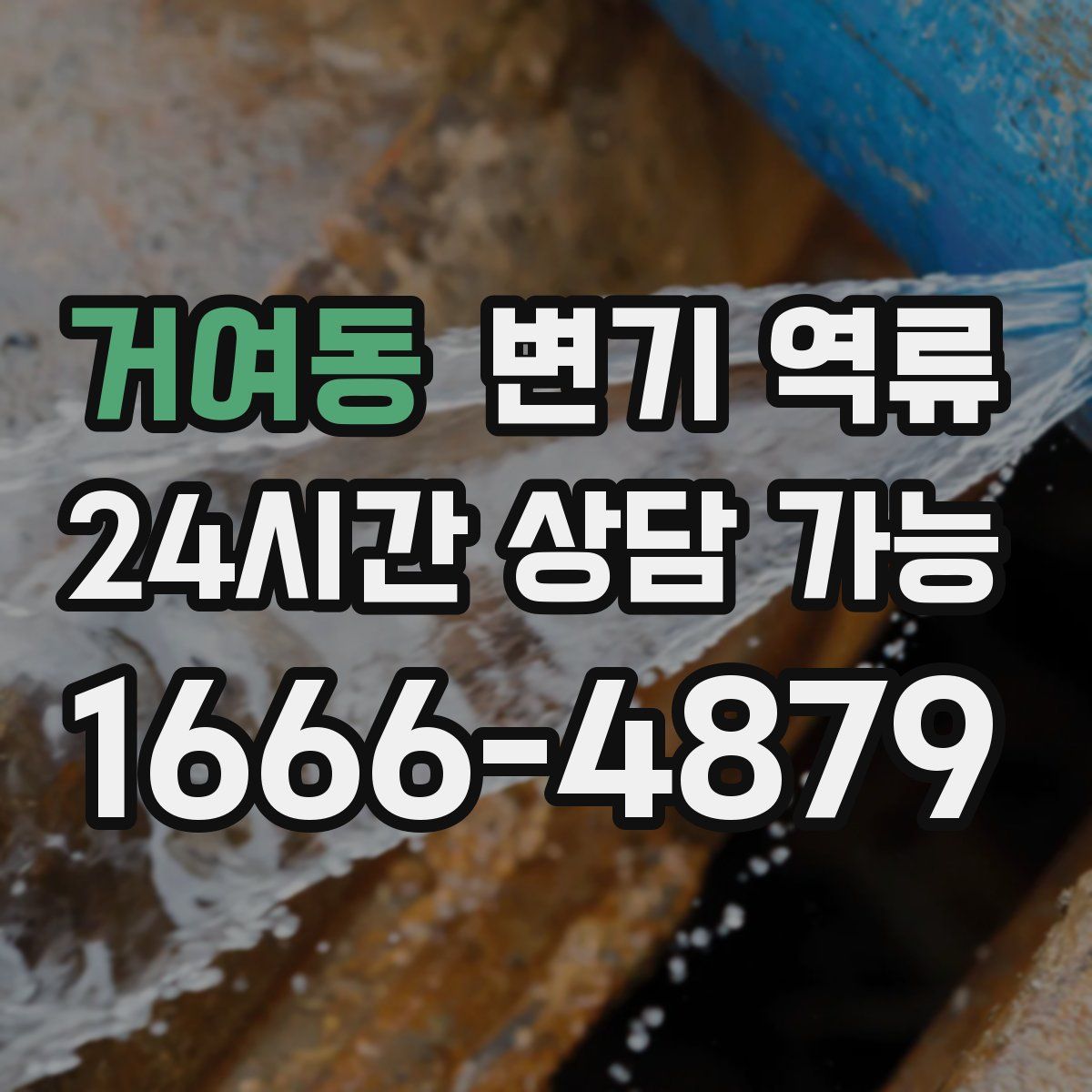 거여동 변기 역류