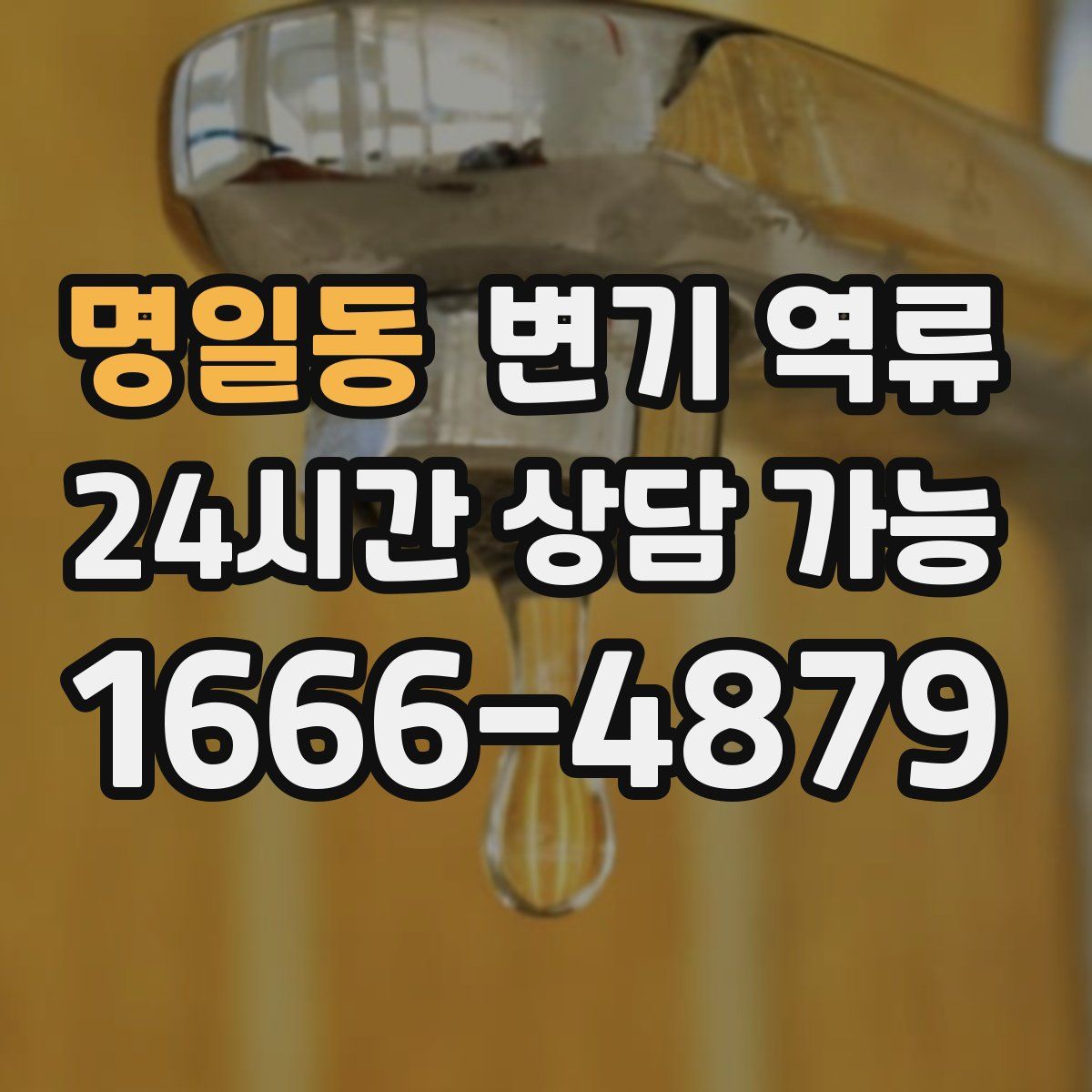 명일동 변기 역류