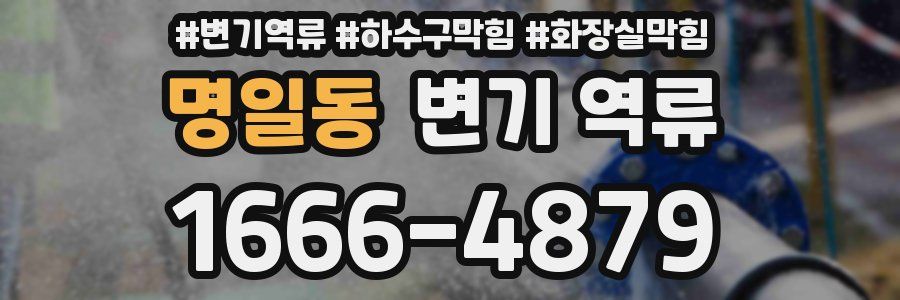 명일동 변기 역류