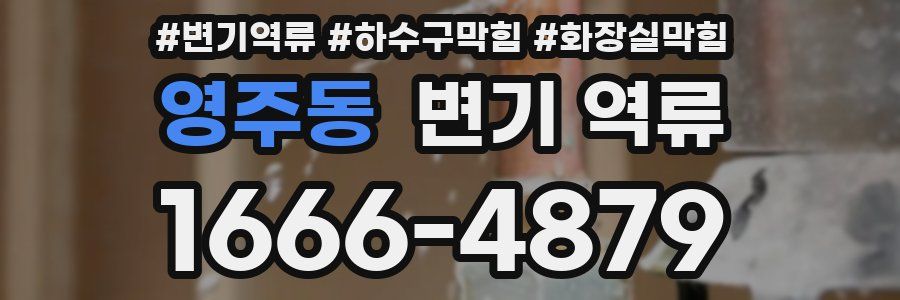 영주동 변기 역류