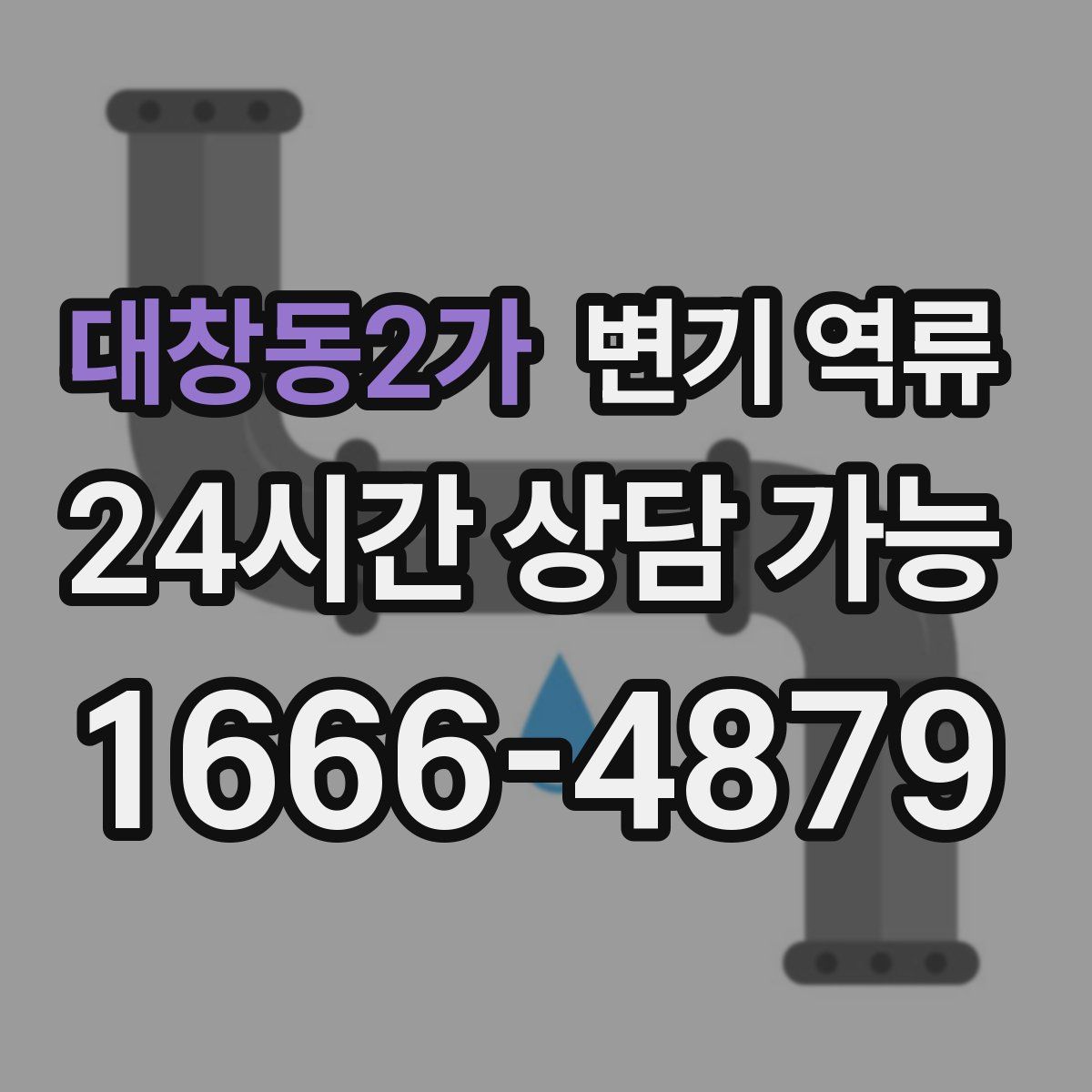 대창동2가 변기 역류