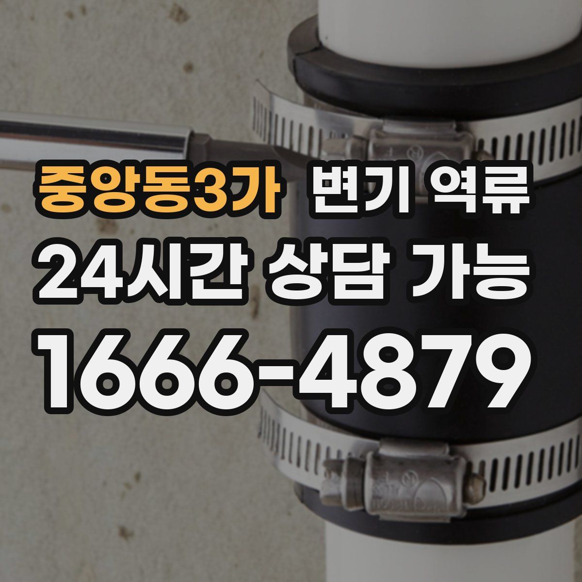 중앙동3가 변기 역류