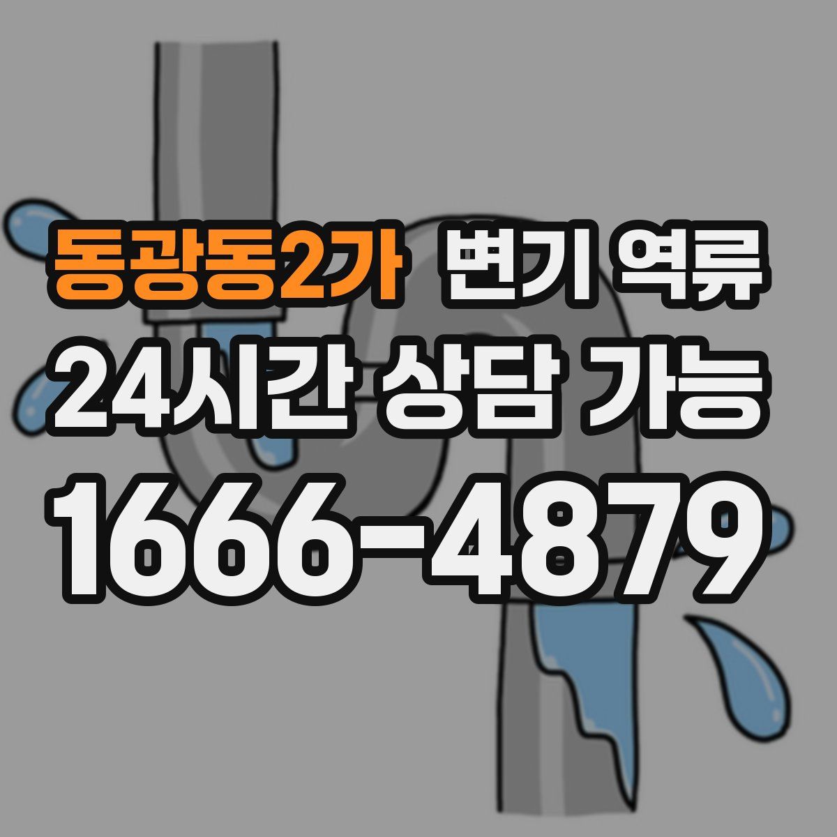 동광동2가 변기 역류