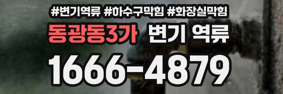 동광동3가 변기 역류
