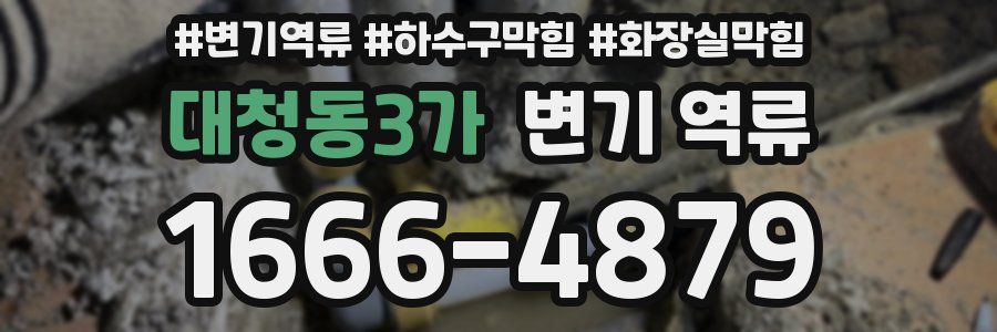 대청동3가 변기 역류