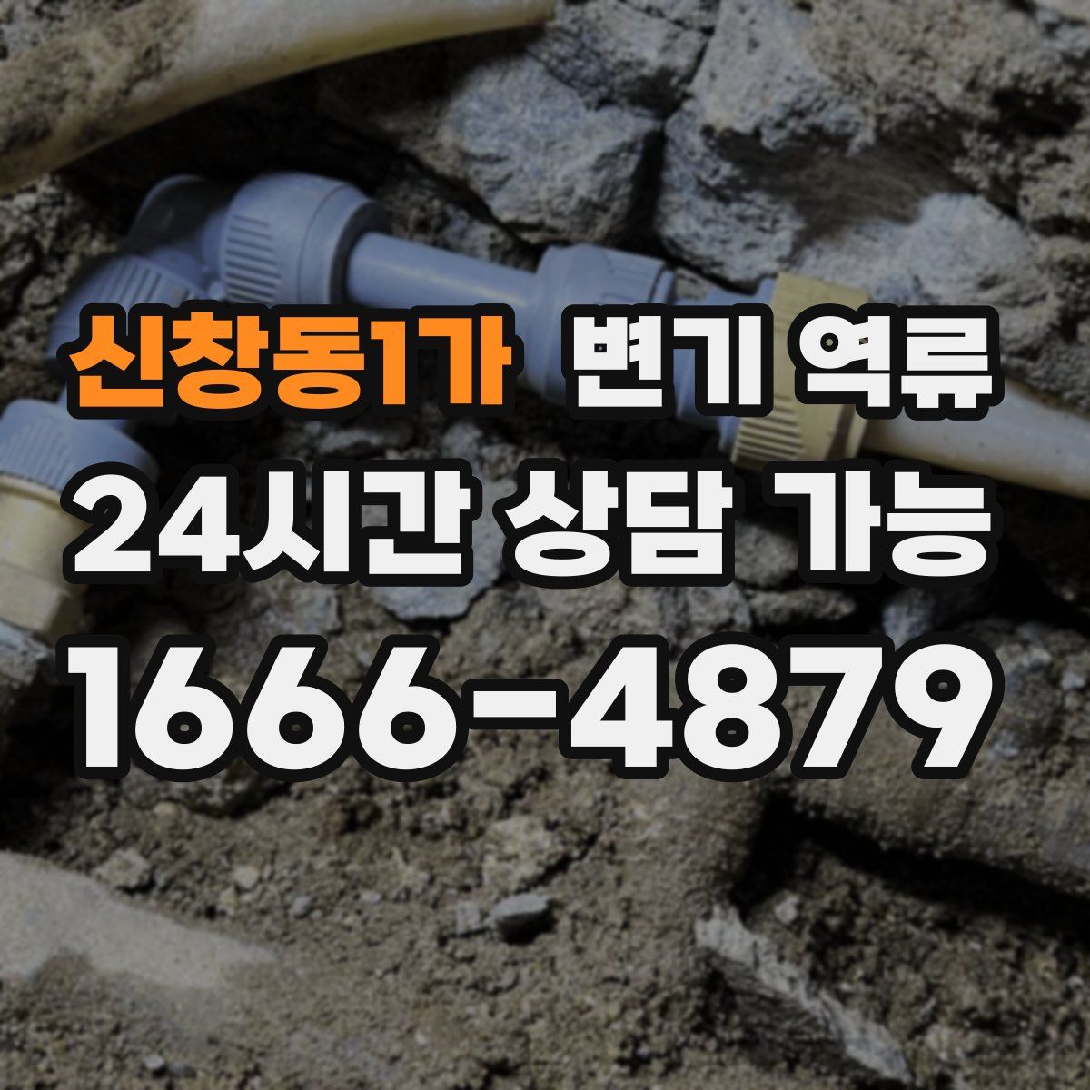 신창동1가 변기 역류