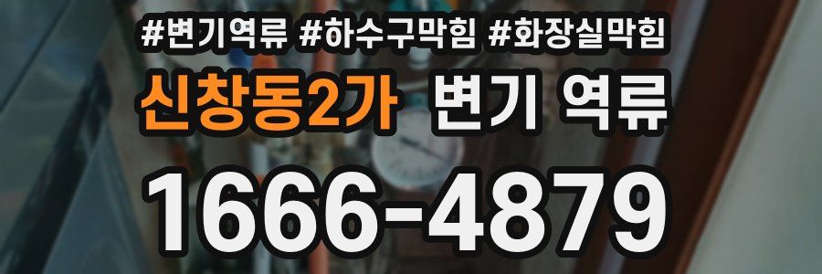 신창동2가 변기 역류