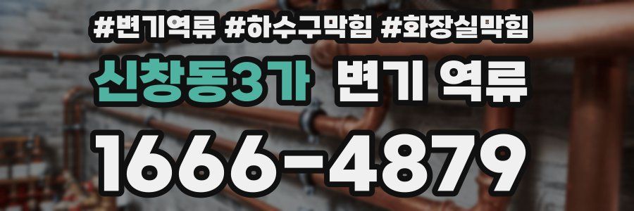 신창동3가 변기 역류