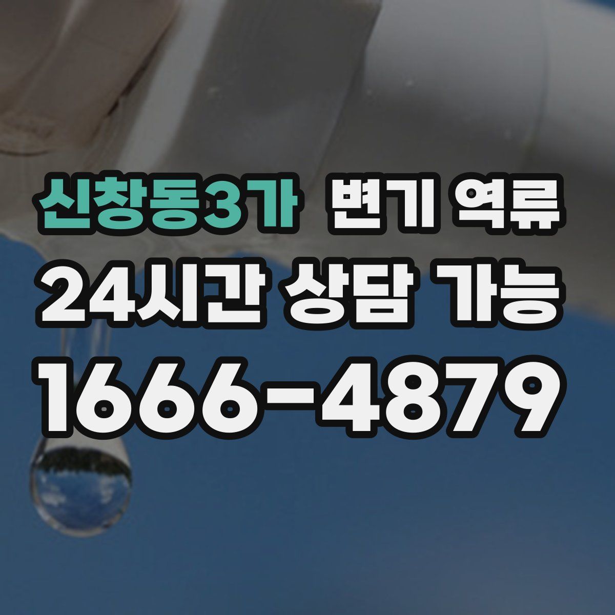 신창동3가 변기 역류