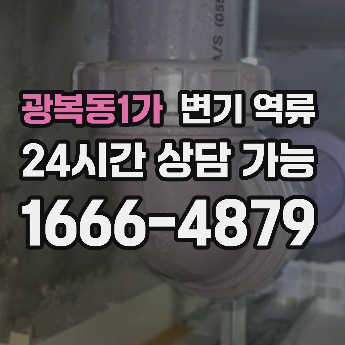 광복동1가 변기 역류