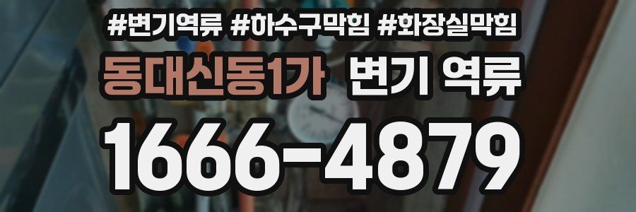 동대신동1가 변기 역류