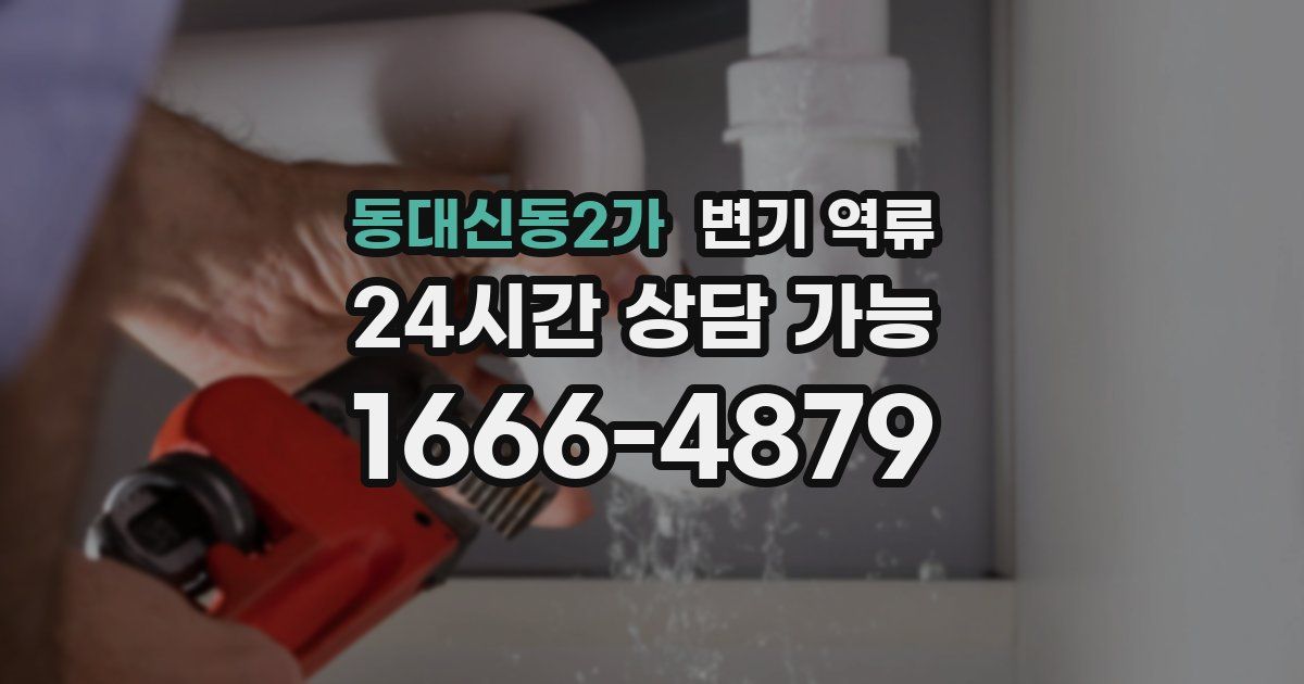 동대신동2가 변기 역류