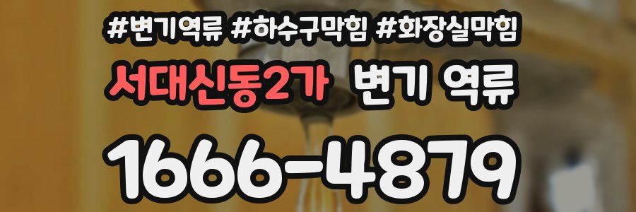 서대신동2가 변기 역류
