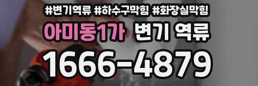 아미동1가 변기 역류