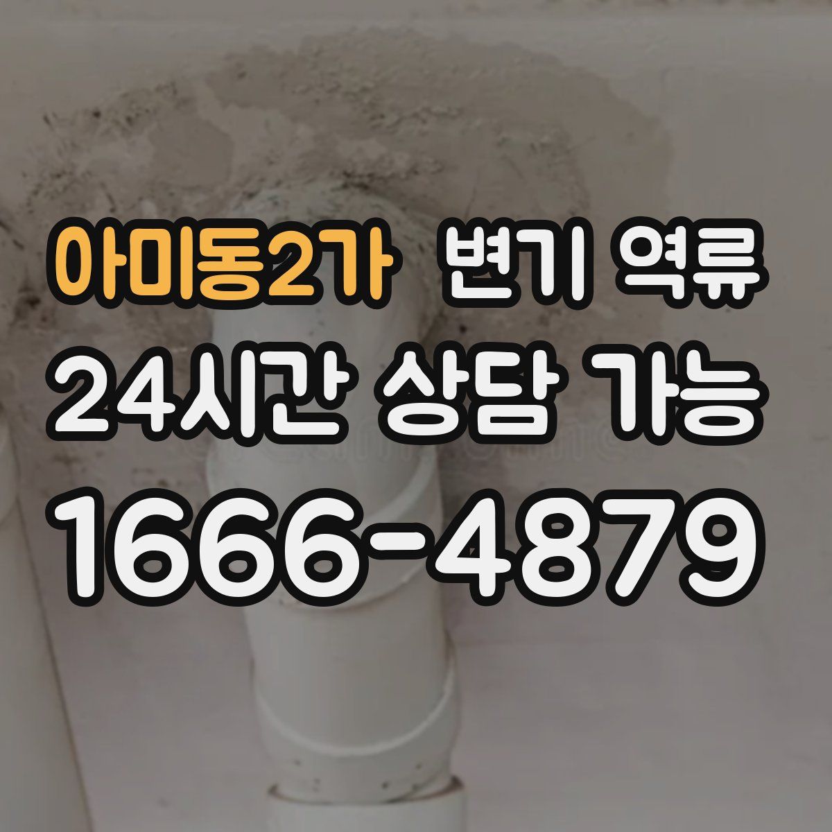 아미동2가 변기 역류