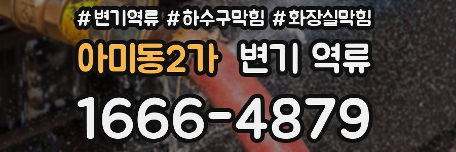 아미동2가 변기 역류