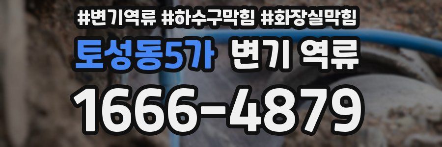 토성동5가 변기 역류