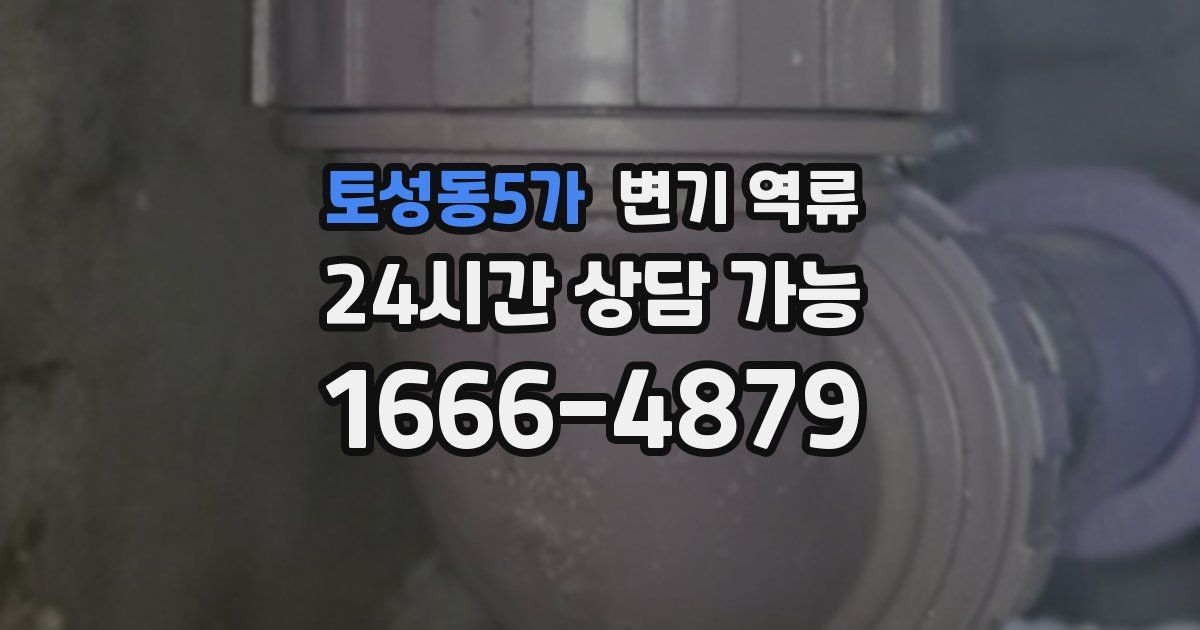 토성동5가 변기 역류