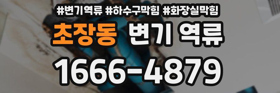 초장동 변기 역류