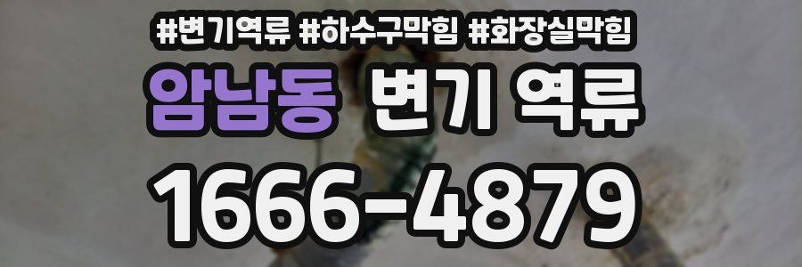 암남동 변기 역류