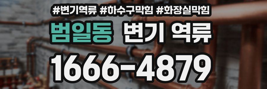 범일동 변기 역류