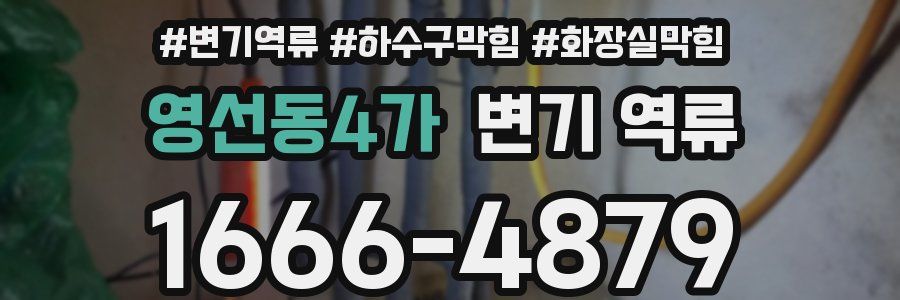 영선동4가 변기 역류