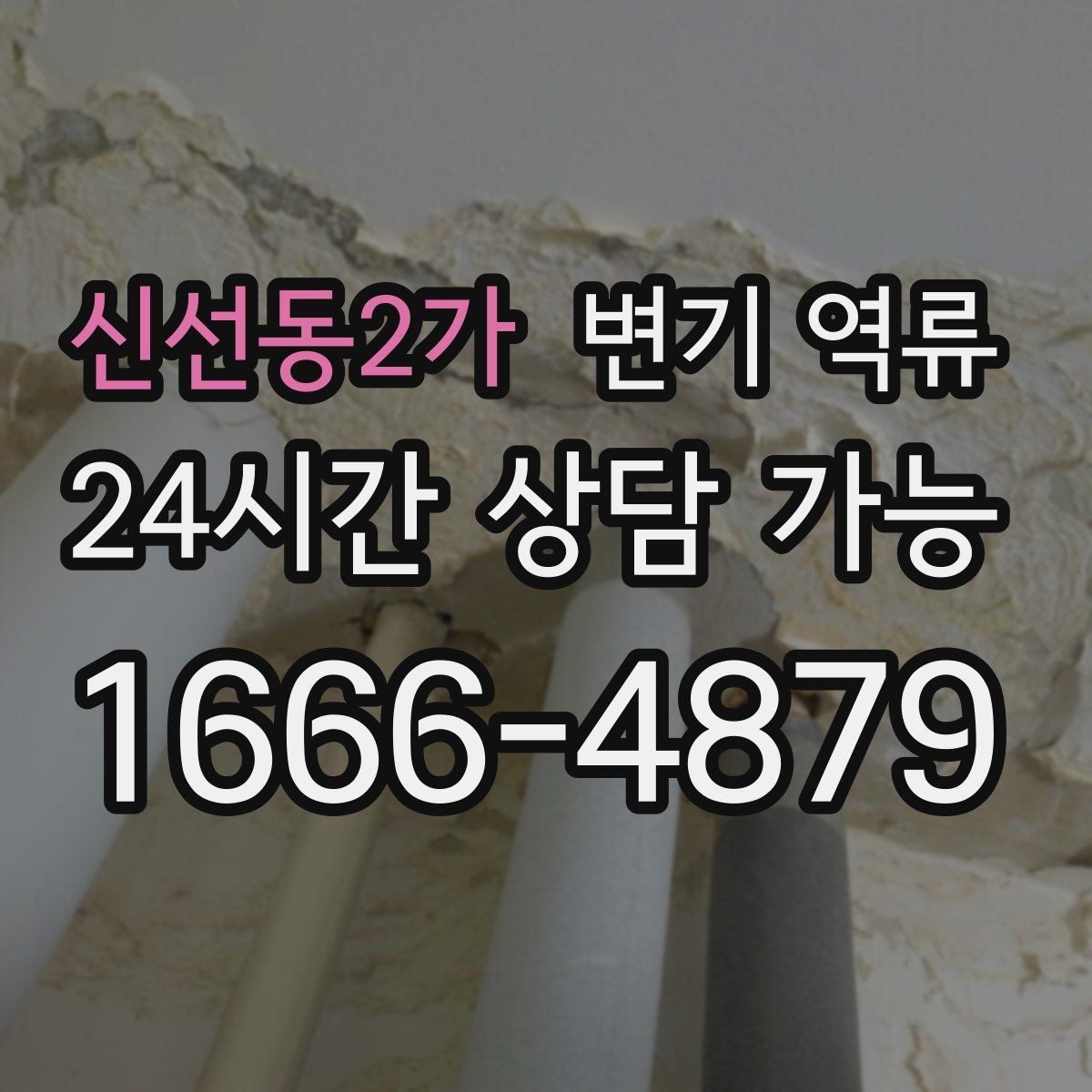 신선동2가 변기 역류 물이 넘치기 직전 보이는 전조 증상