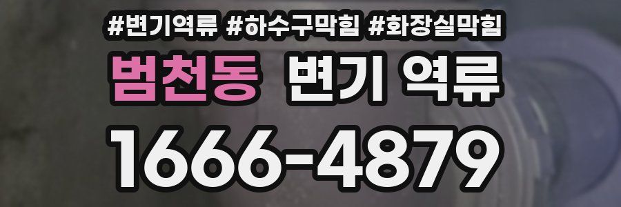 범천동 변기 역류