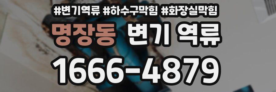 명장동 변기 역류