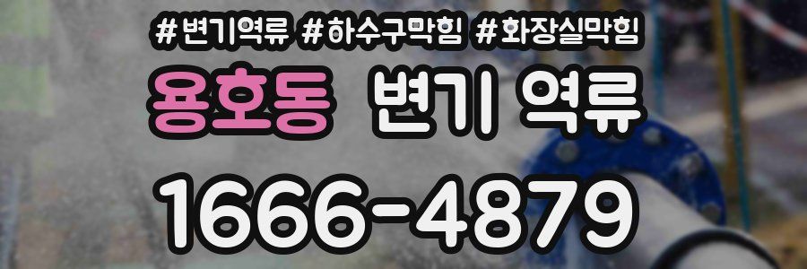 용호동 변기 역류