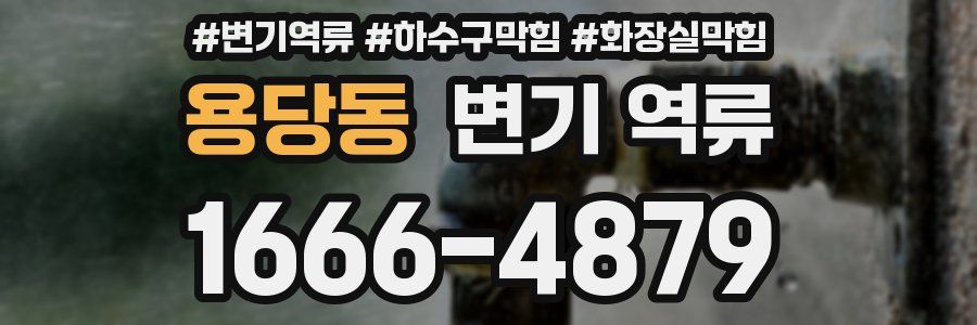 용당동 변기 역류