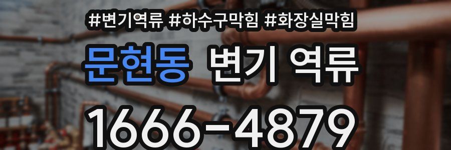 문현동 변기 역류