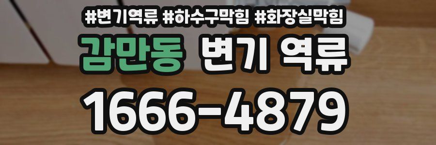 감만동 변기 역류