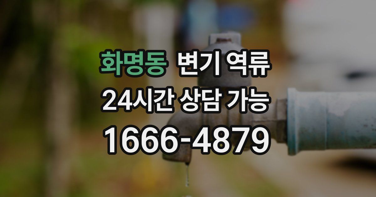 화명동 변기 역류