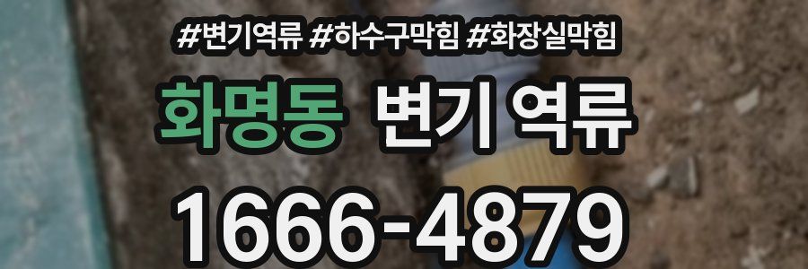 화명동 변기 역류