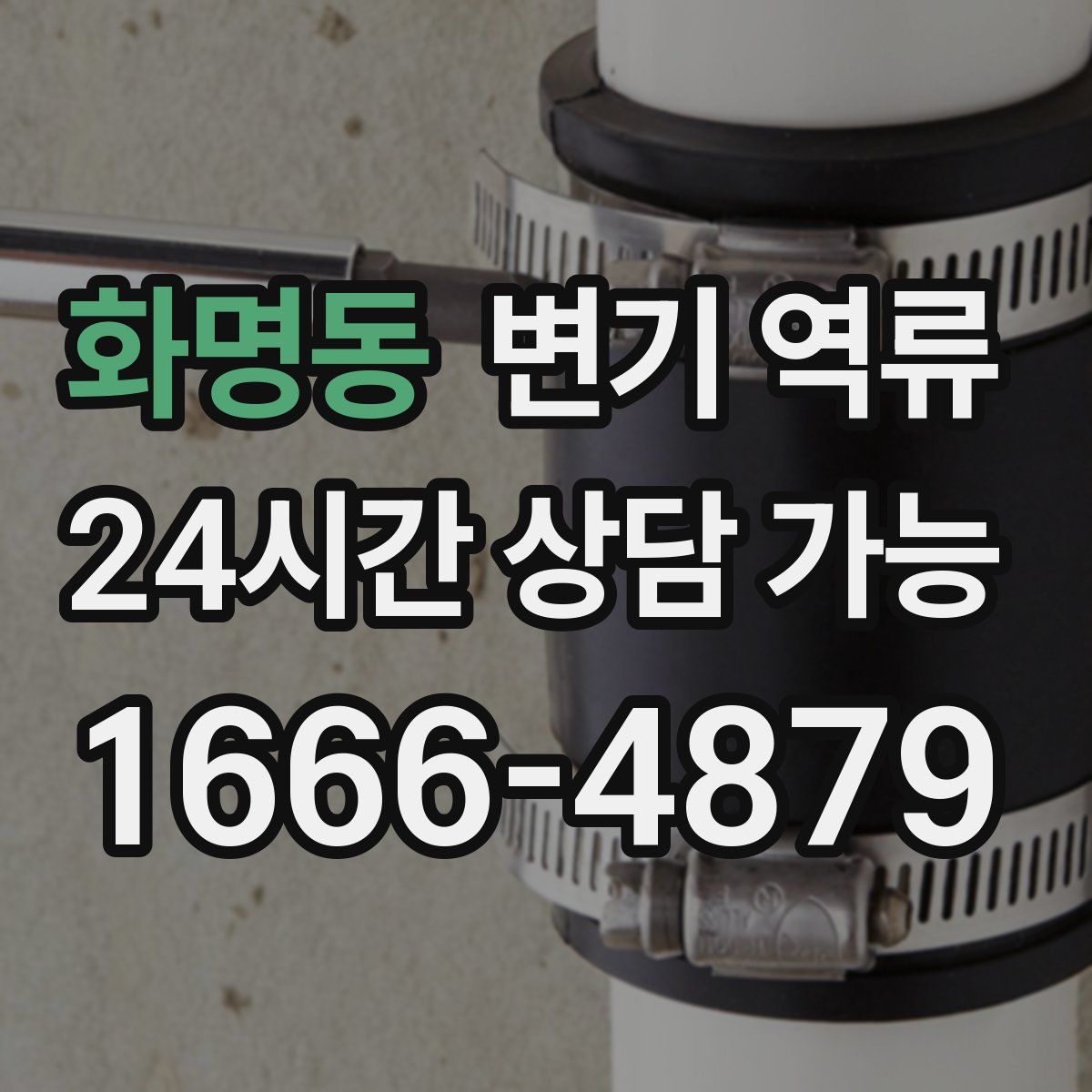 화명동 변기 역류