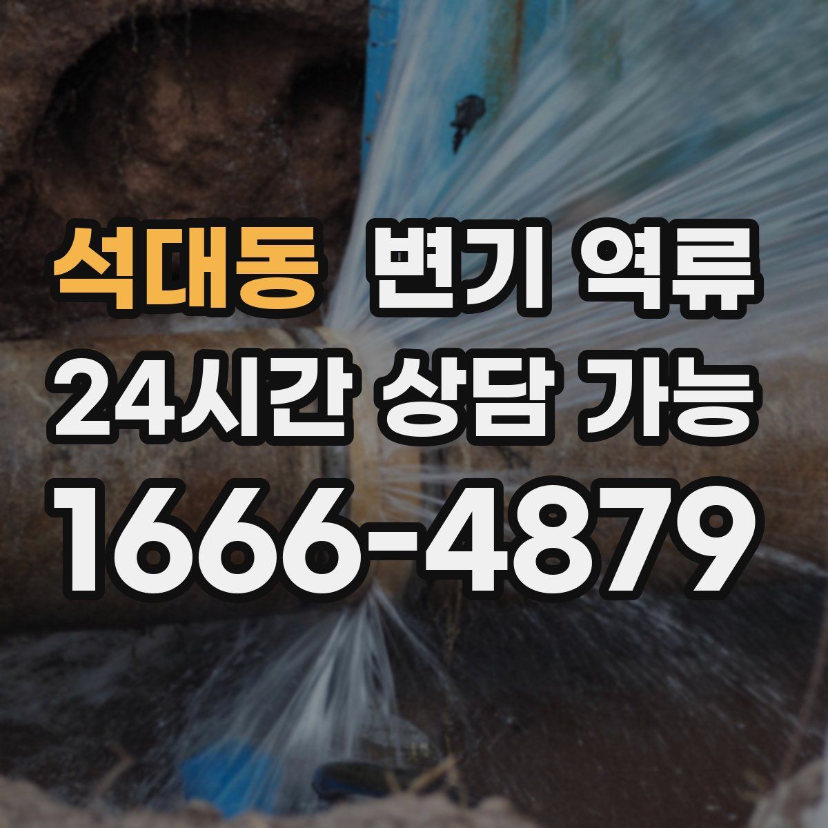 석대동 변기 역류