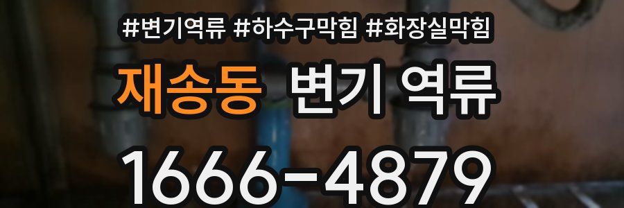 재송동 변기 역류