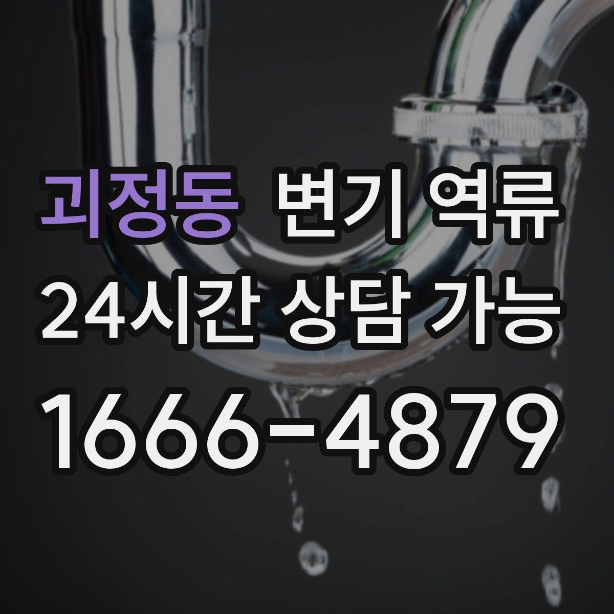 괴정동 변기 역류