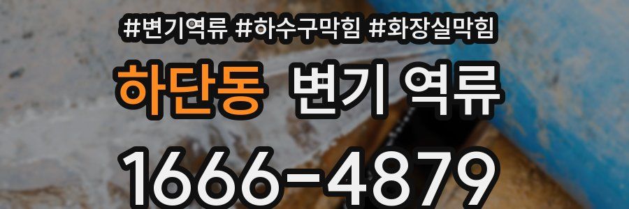 하단동 변기 역류